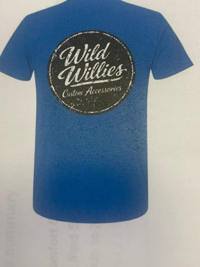 Wild Willies Distressed Circle Logo Tee