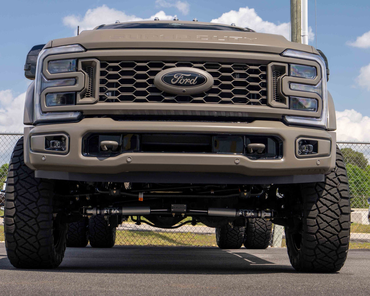 F450 platinum plus marsh gray Paint matched front grill