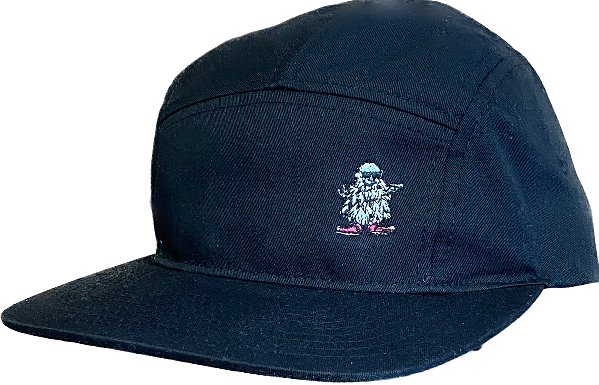 Willies Embroidered Icon Black 5 Panel Hat