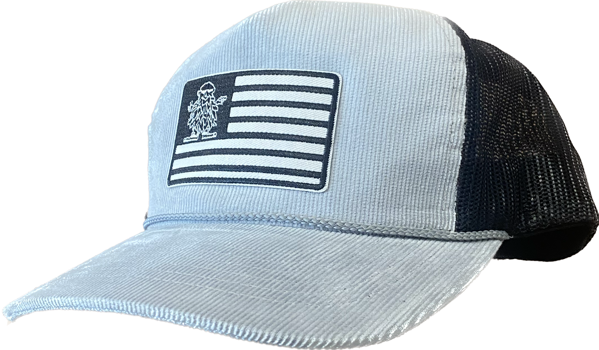 Willies USA Flag Courdaroy Trucker Hat