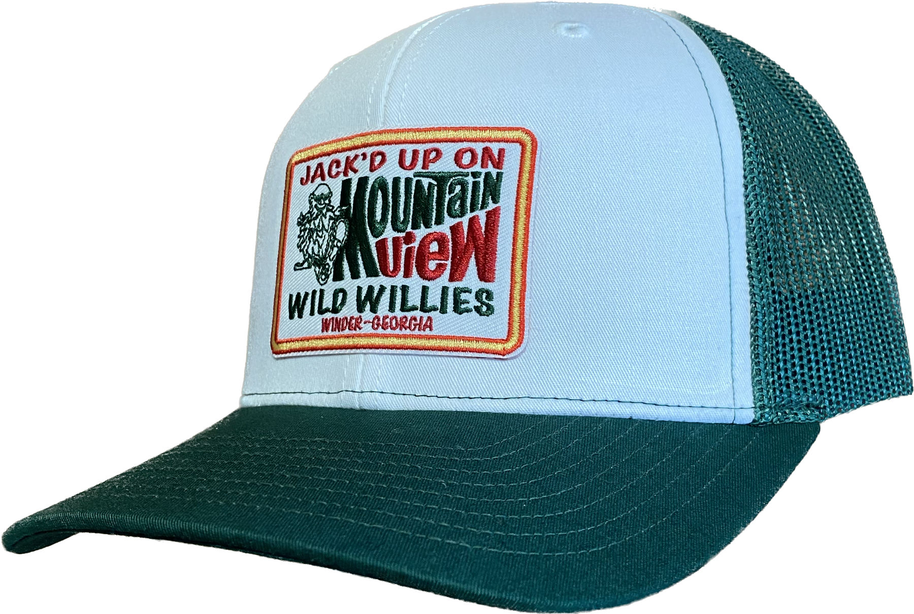 Wild Willies Jack'D Up on Mountain View Trucker Hat